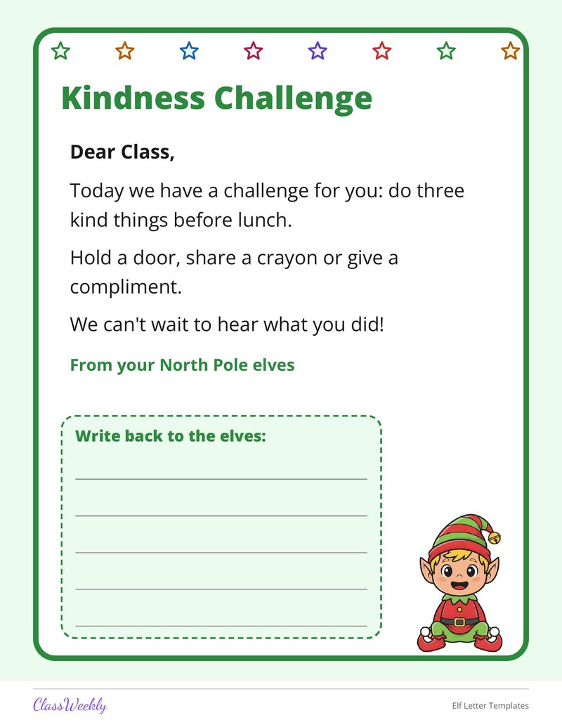 Elf Letter Templates - Page 3