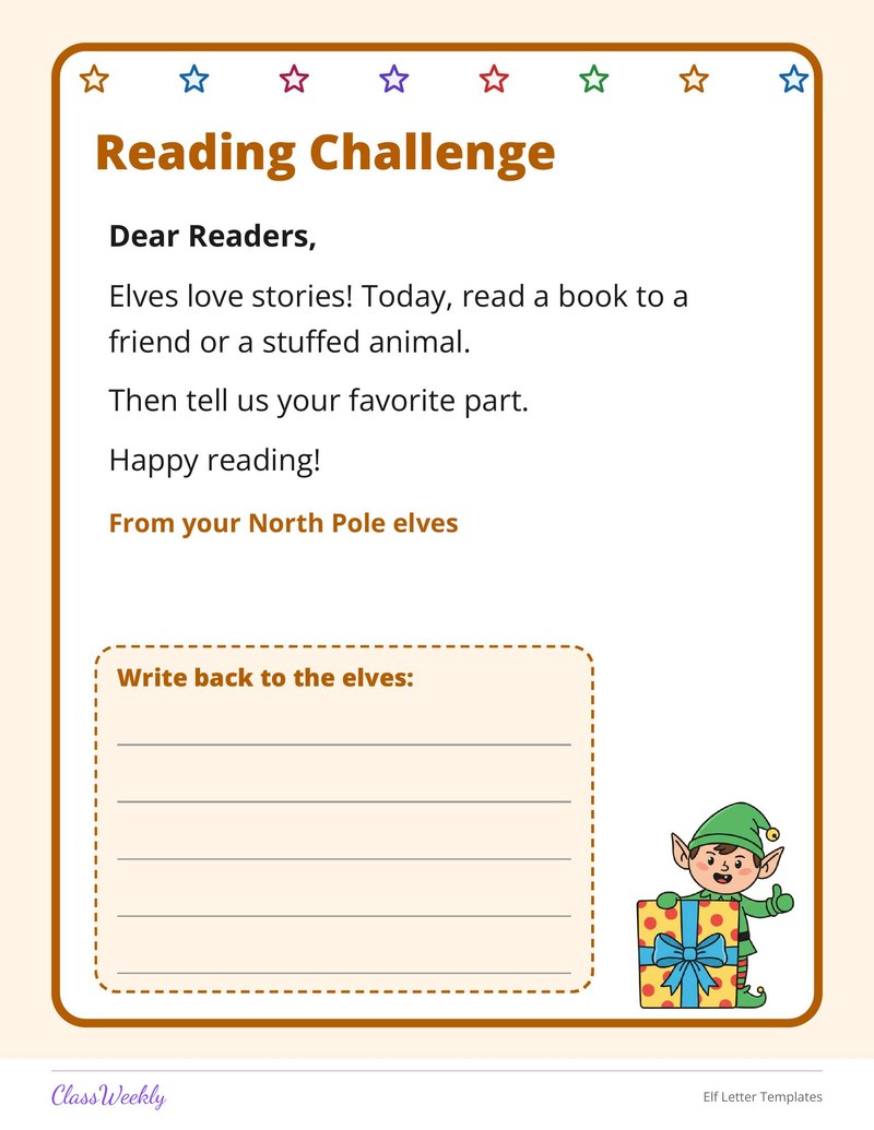 Elf Letter Templates - Page 4