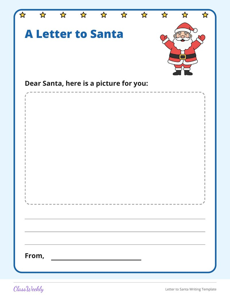 Letter to Santa Writing Template - Page 4