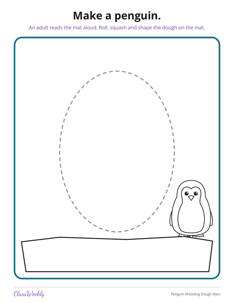 Penguin Modeling Dough Mats - Page 3