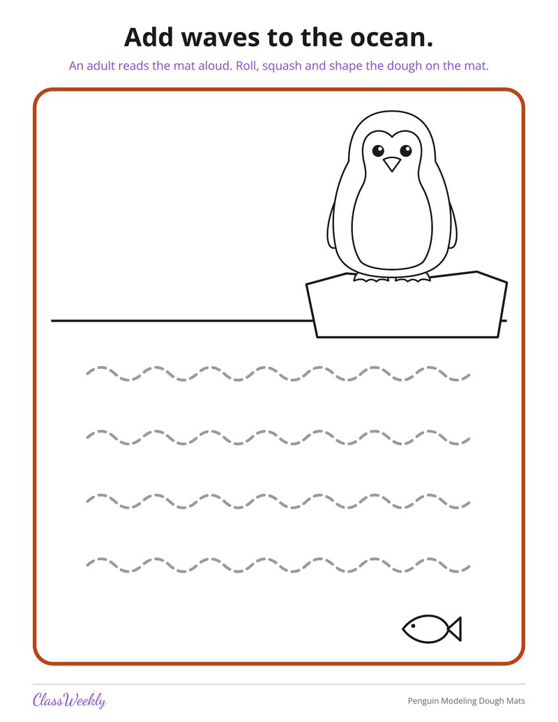 Penguin Modeling Dough Mats - Page 4