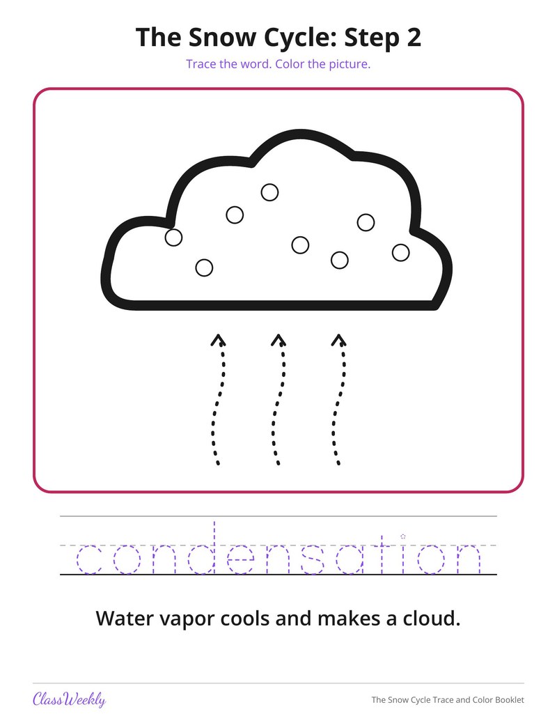 The Snow Cycle Trace and Color Booklet - Page 4
