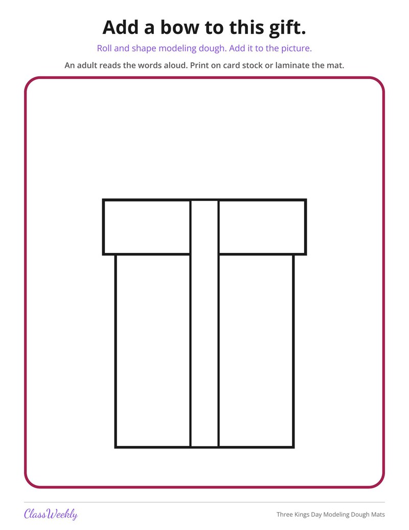 Three Kings Day Modeling Dough Mats - Page 4