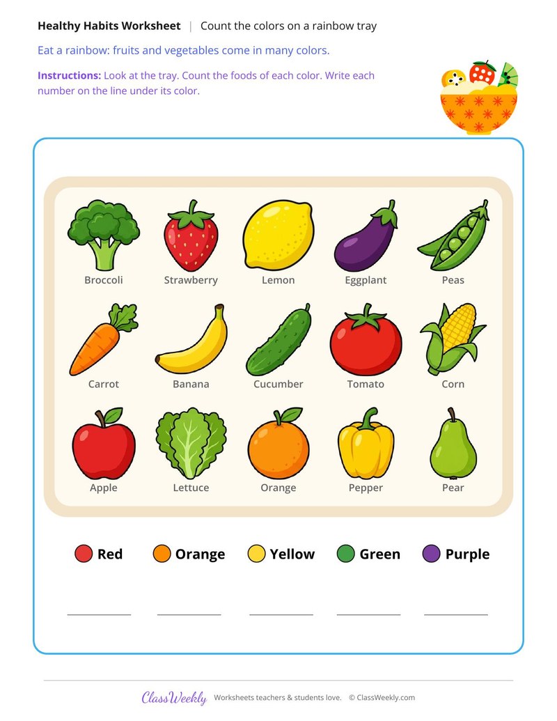 Eat a Rainbow, Count the Colors