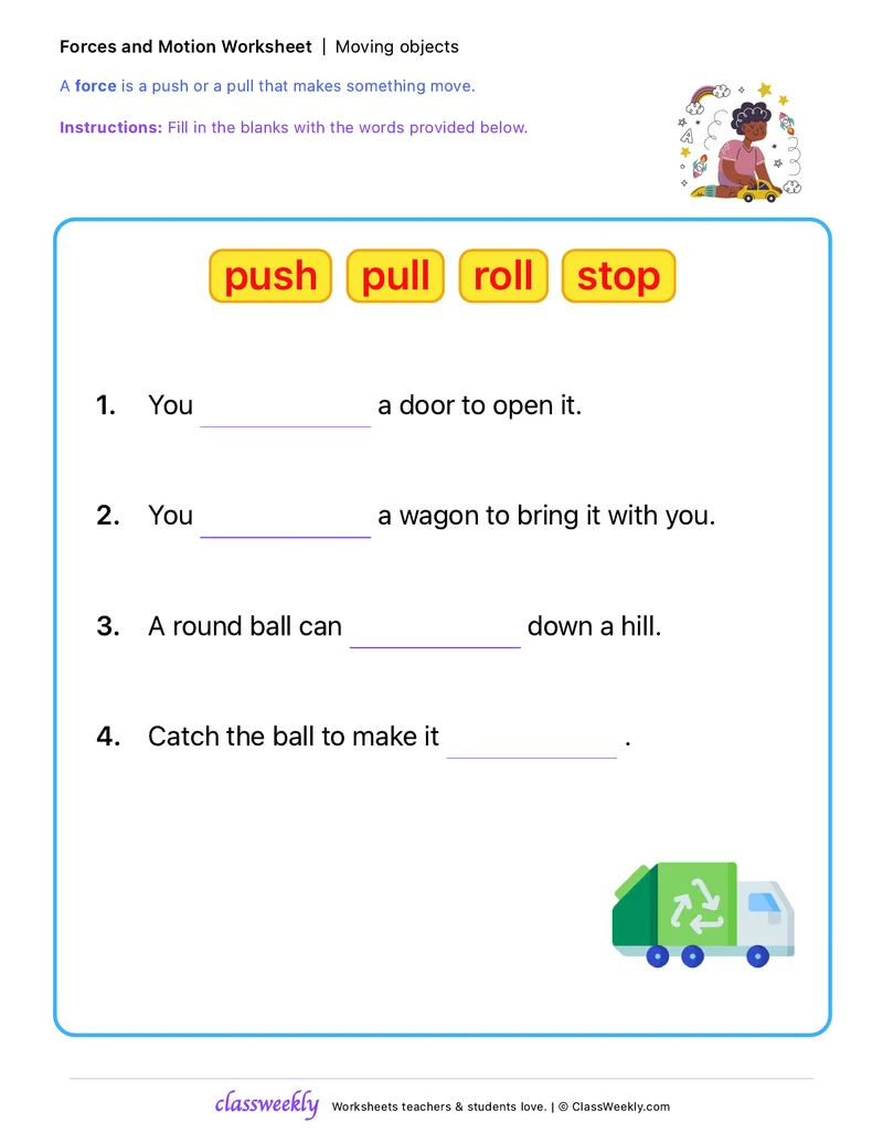 Moving Objects: Push and Pull