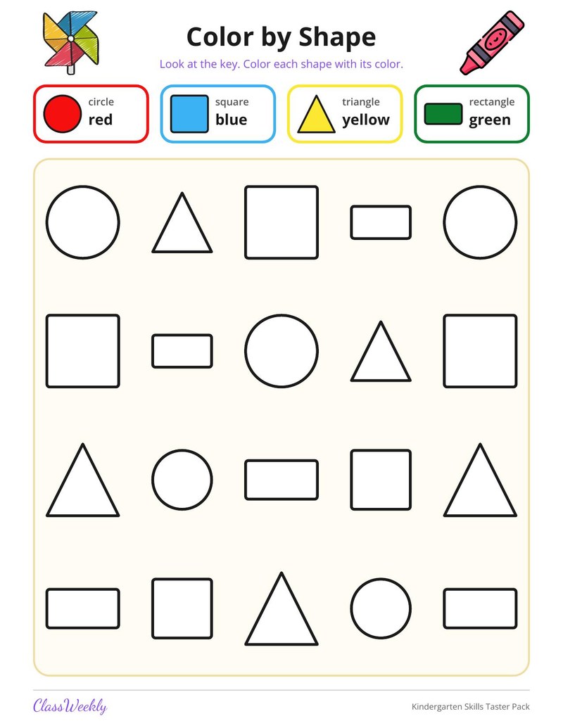 Kindergarten Skills Taster Pack