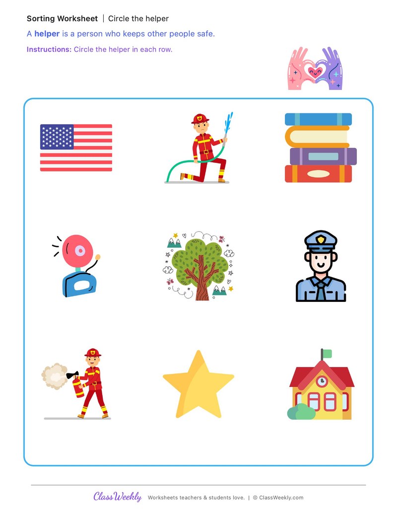 Circle the Helper - Patriot Day