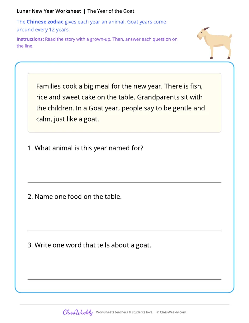 The Year of the Goat
