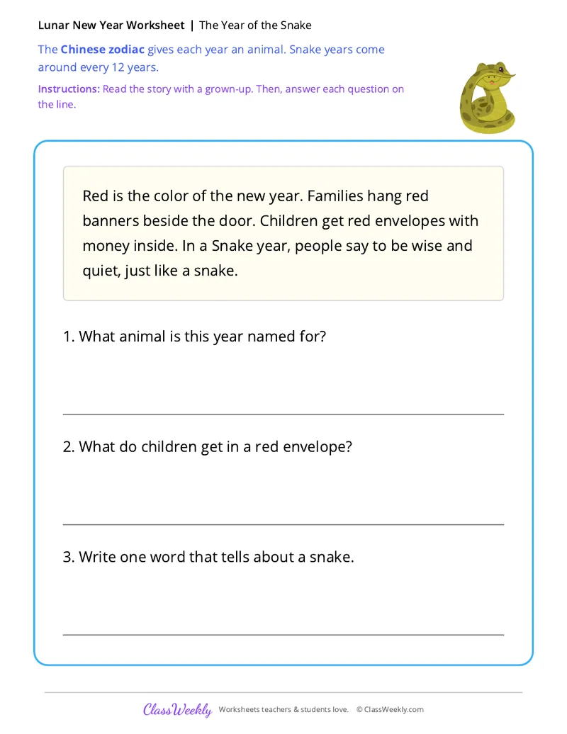 The Year of the Snake