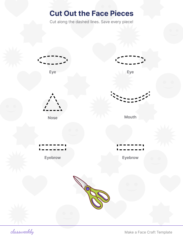 Make a Face Craft Template - Page 2