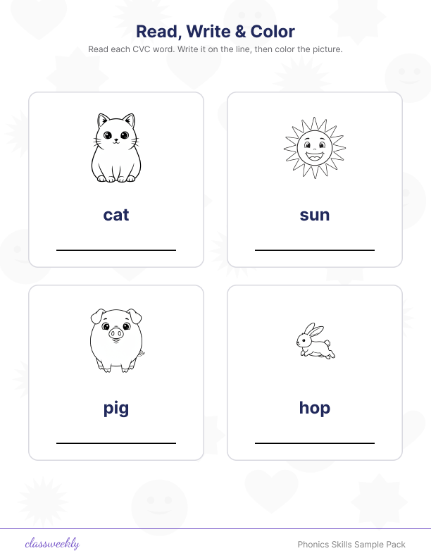 Phonics Skills Sample Pack