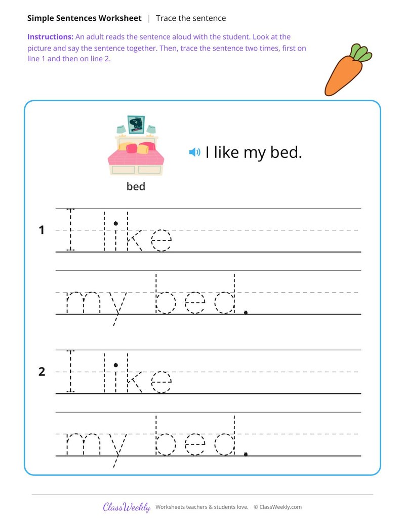 I like my bed