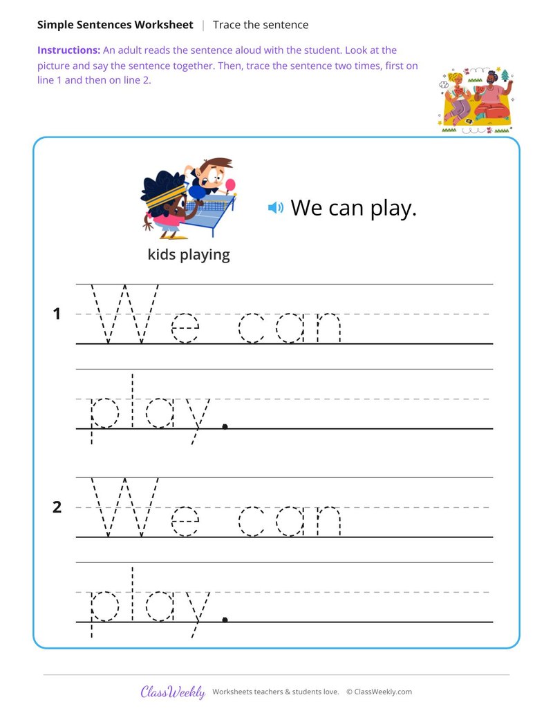 We can play
