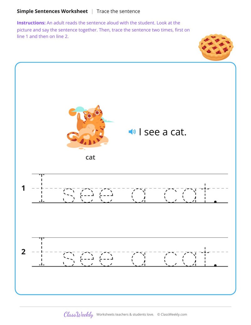I see a cat