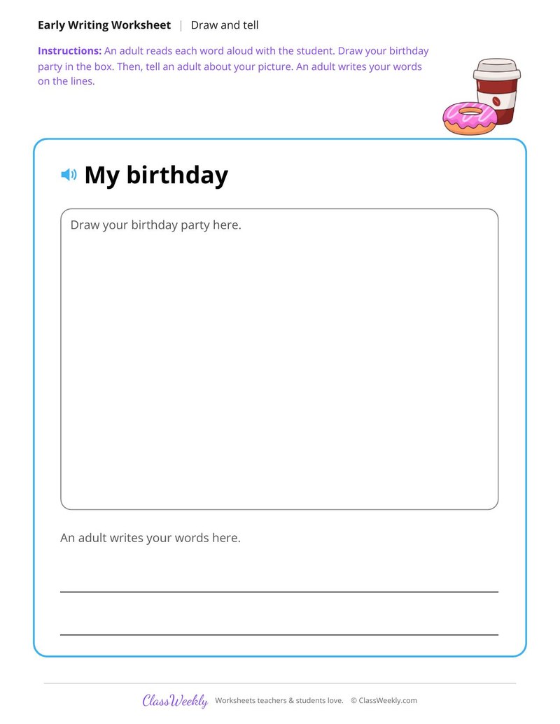 My birthday