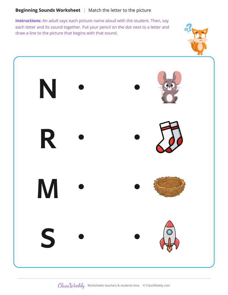 N, R, M and S