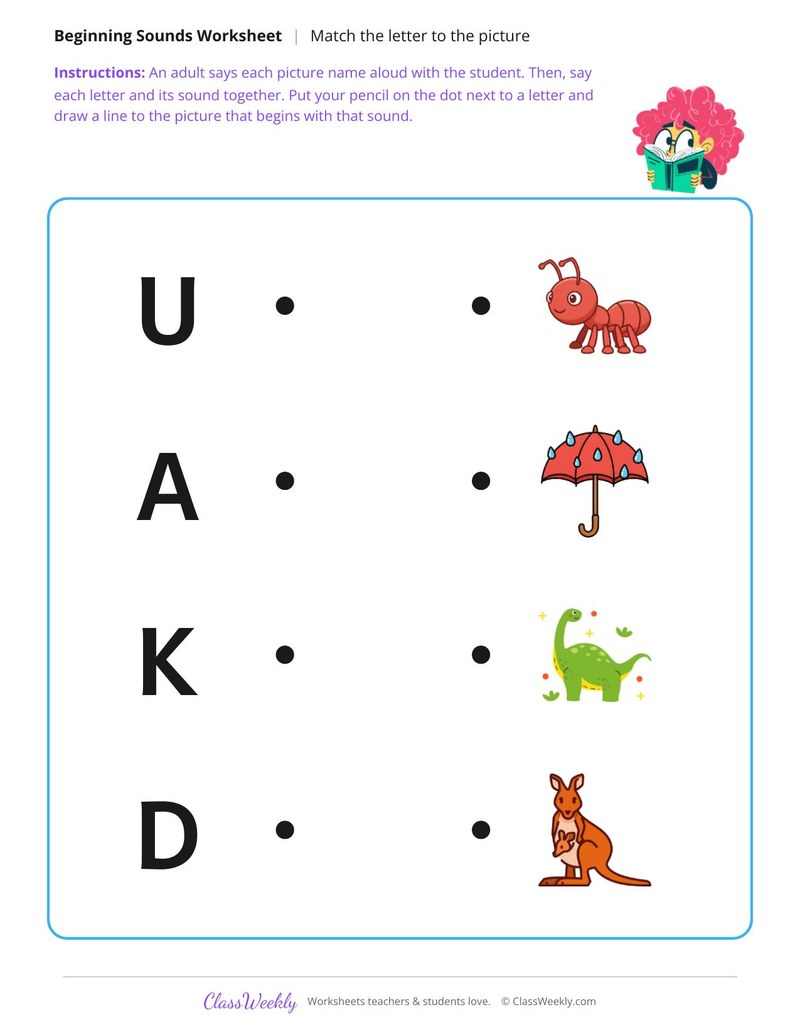 U, A, K and D