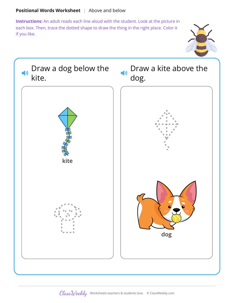 Kite and dog