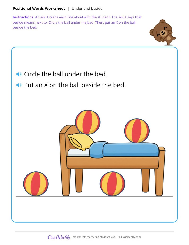 Ball and bed