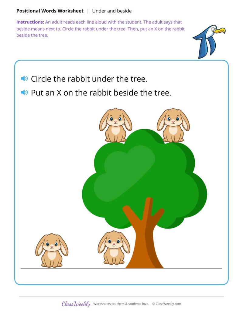 Rabbit and tree