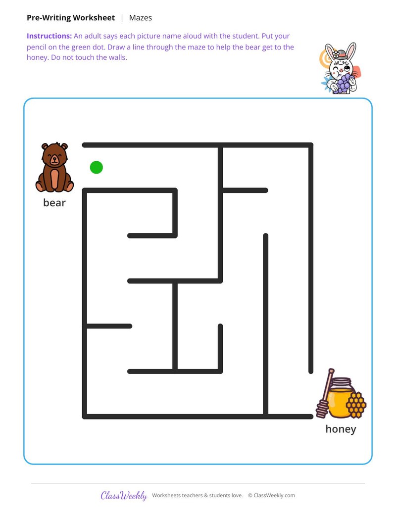 Bear to the Honey Maze