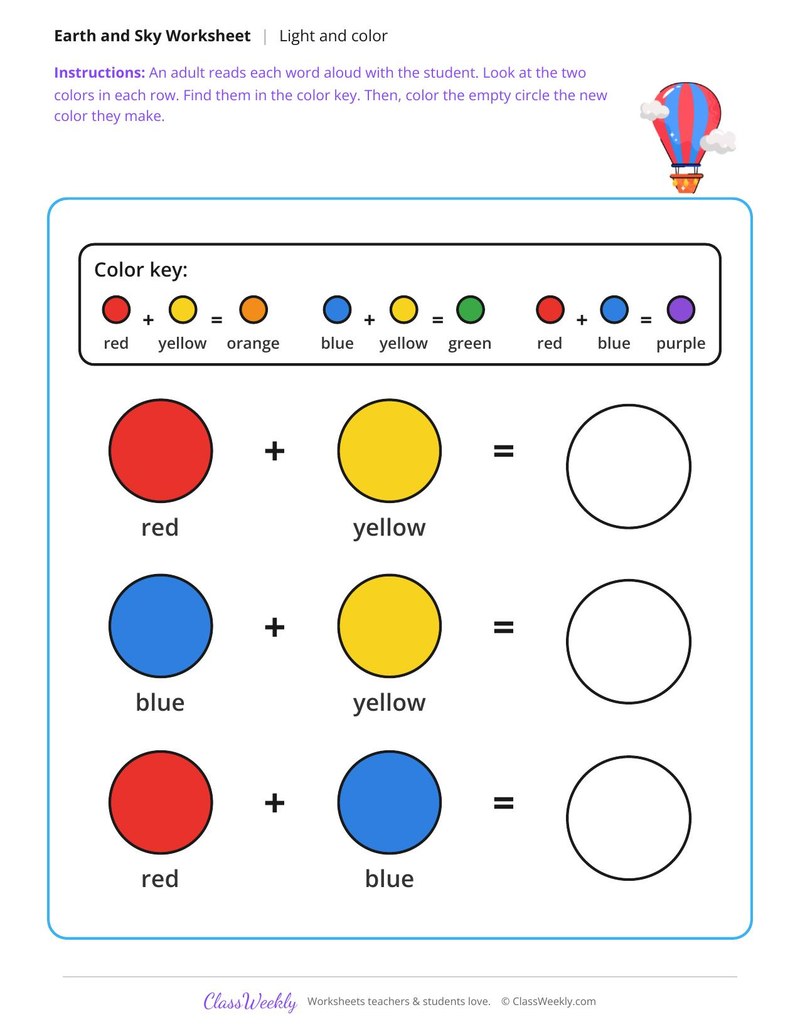 Mix the colors - Color mixing