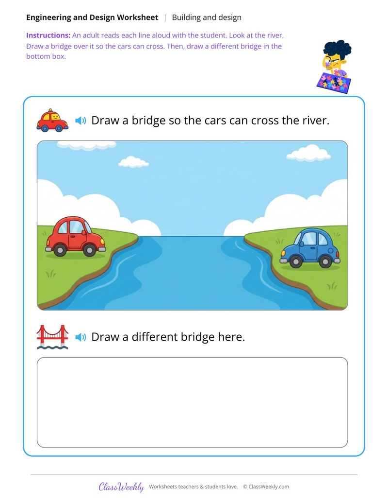 Finish the bridge - Help the car cross