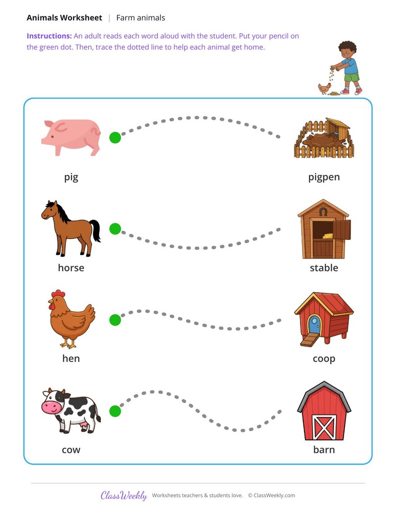 Help the farm animals home