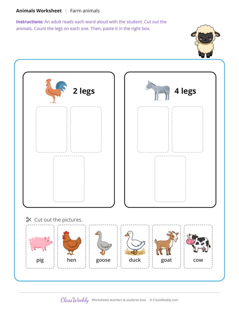 Two legs or four legs - Farm