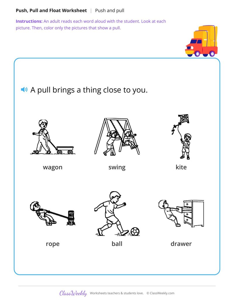 Color the pulls - Pull it