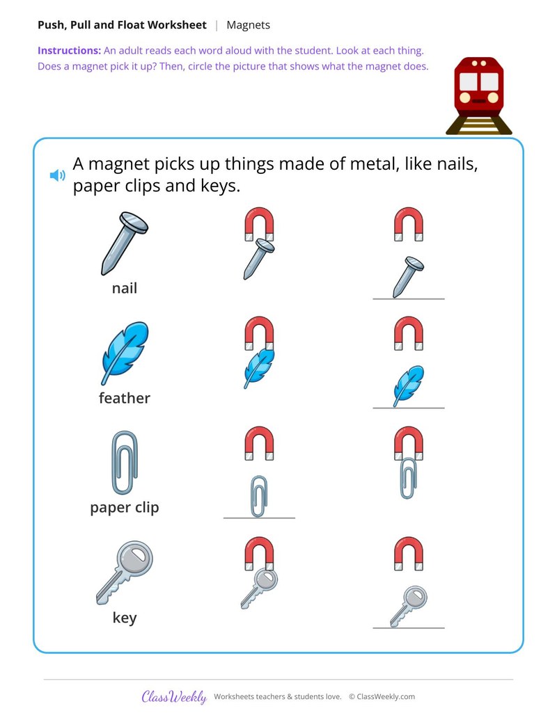 Does the magnet pull it? - Look and see