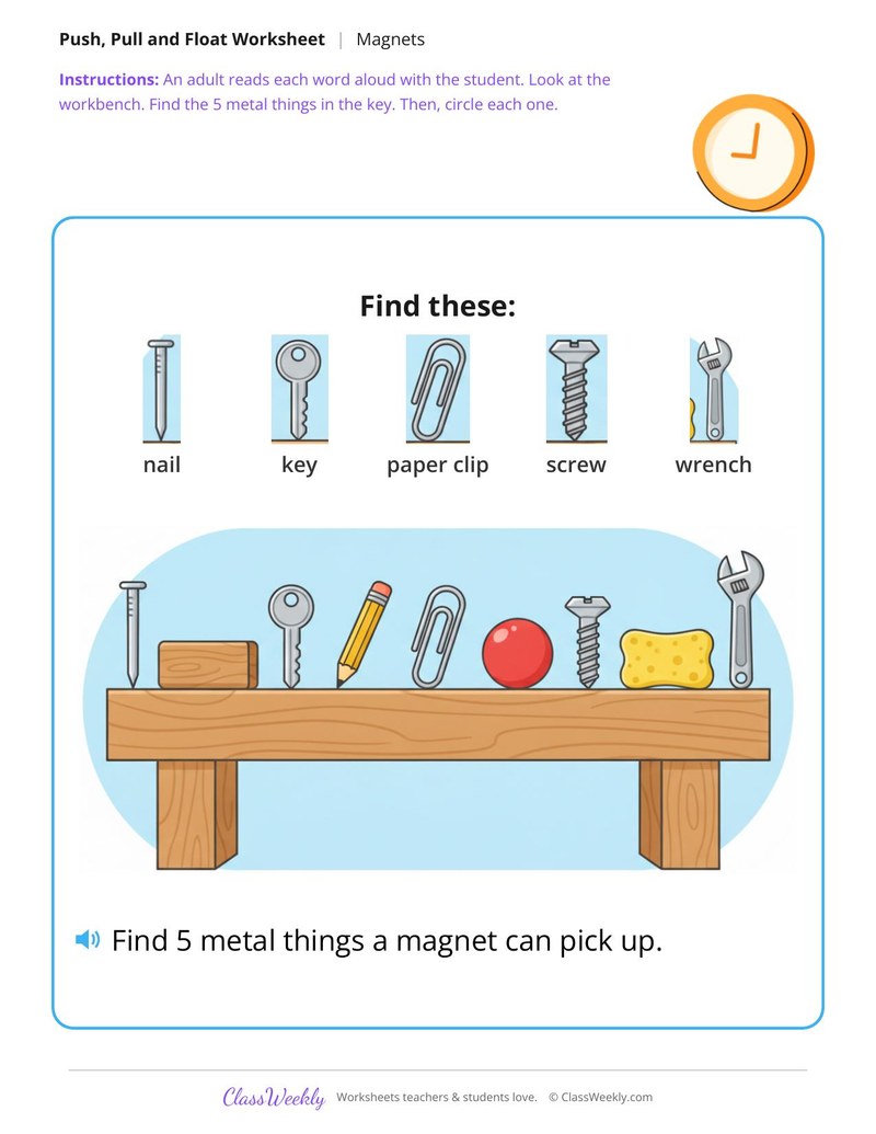Find the metal things - Workbench