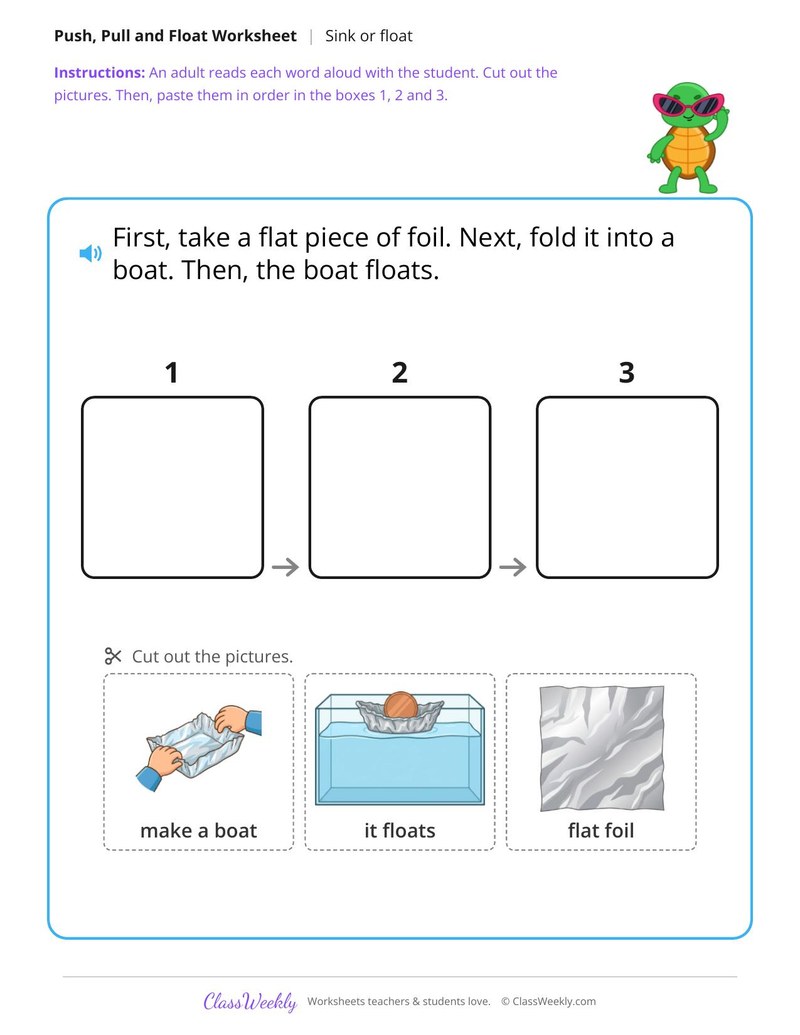 Make a boat float
