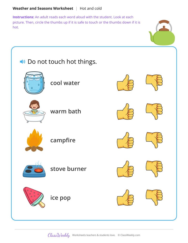 Is it safe to touch? - Hot things