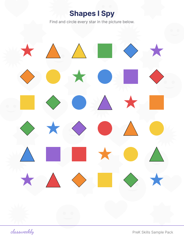 PreK Skills Sample Pack