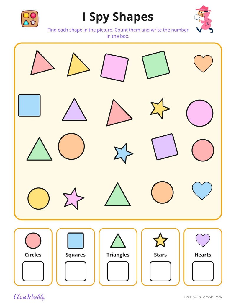 PreK Skills Sample Pack