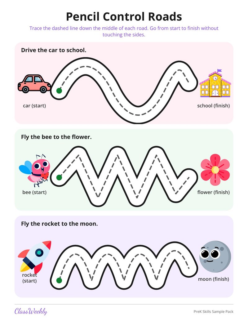 PreK Skills Sample Pack