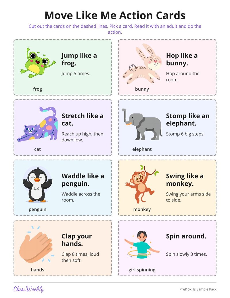 PreK Skills Sample Pack