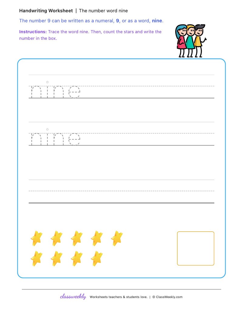 nine