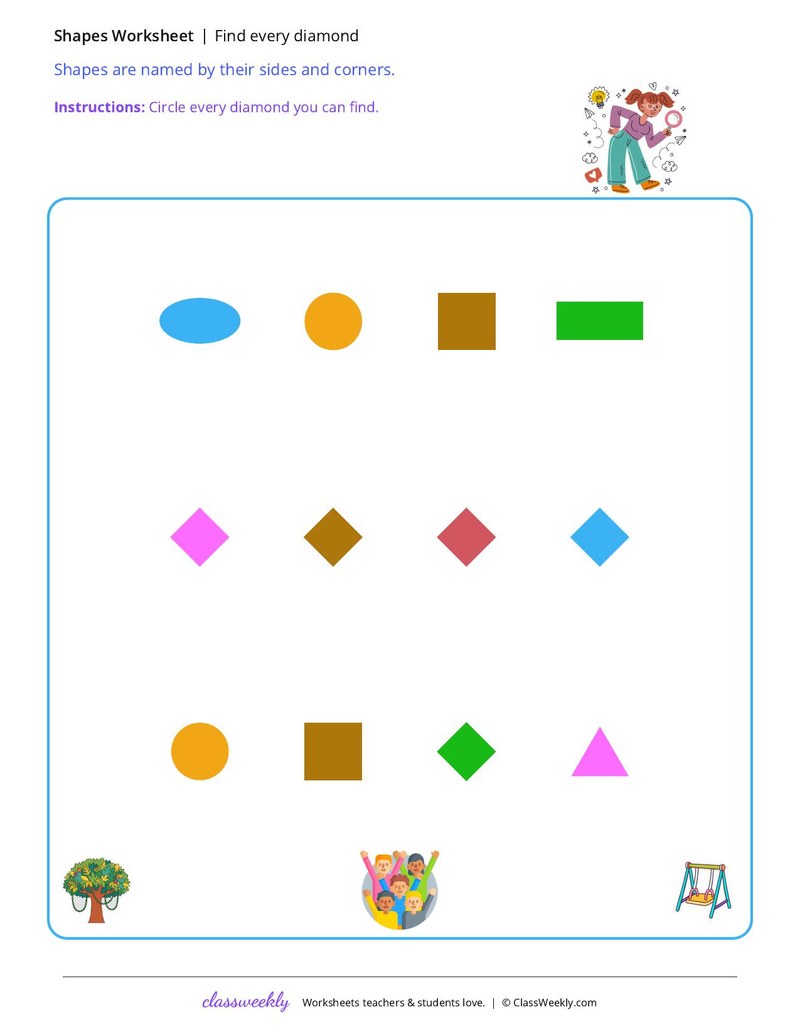Find every diamond