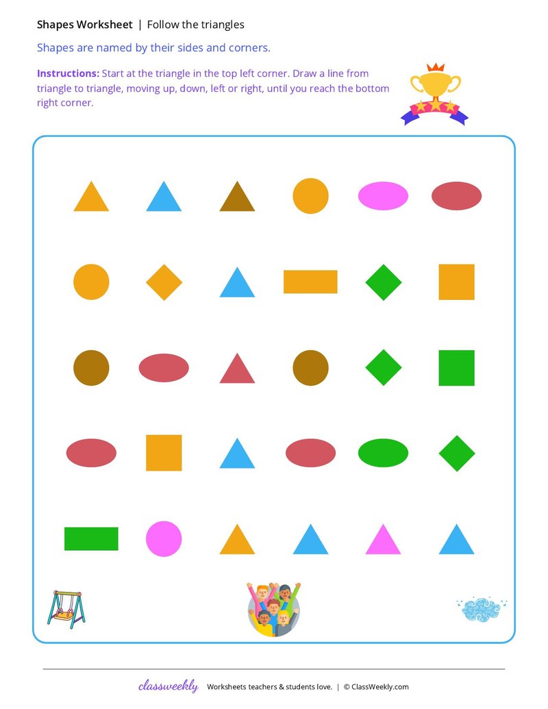 Follow the triangles
