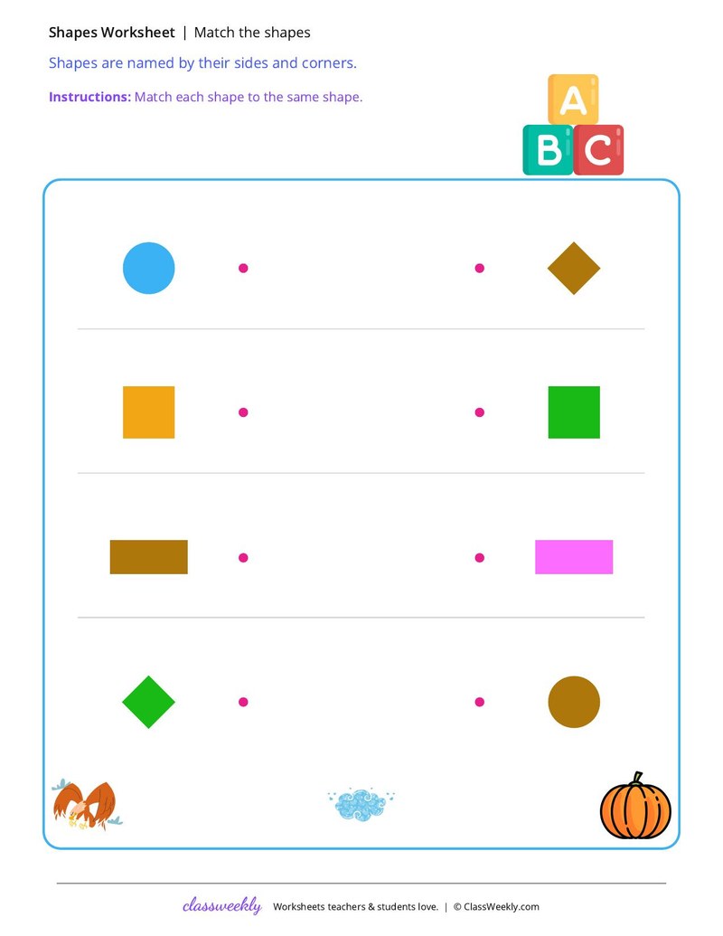 Match the shapes
