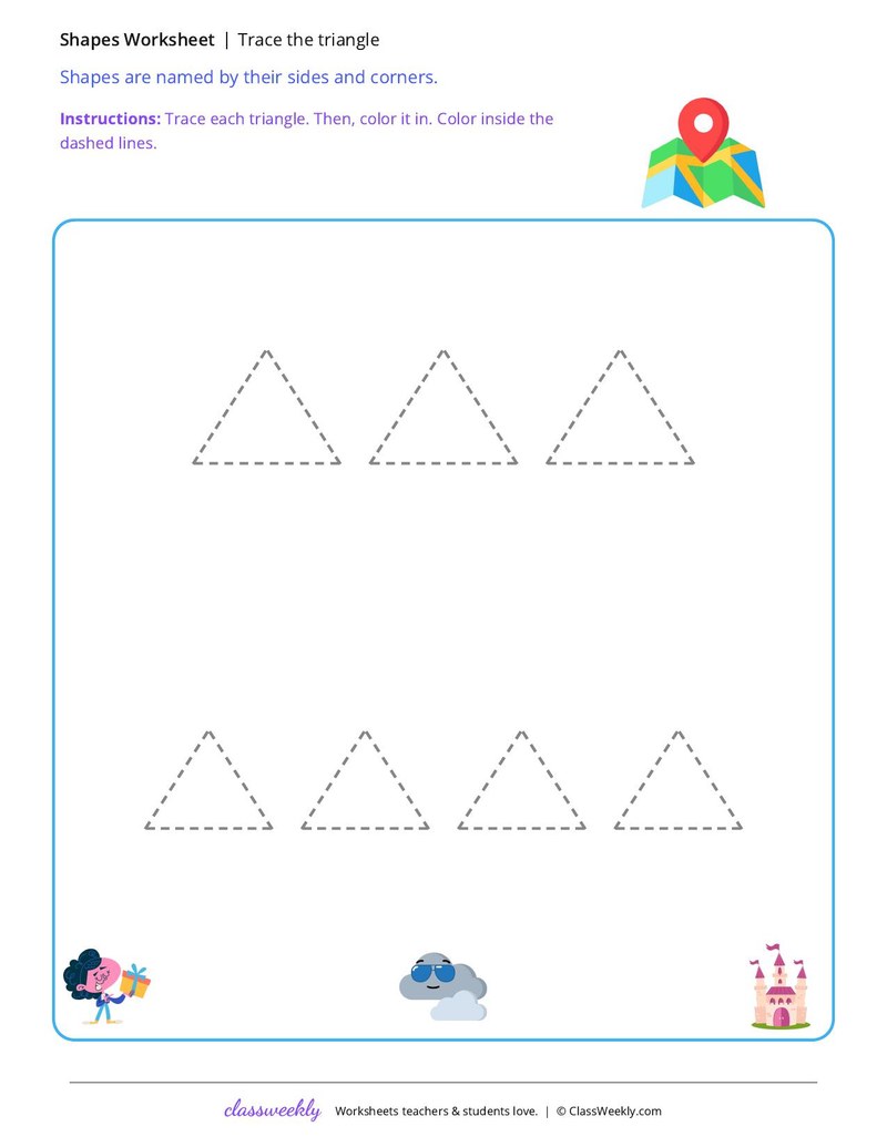Trace the triangle