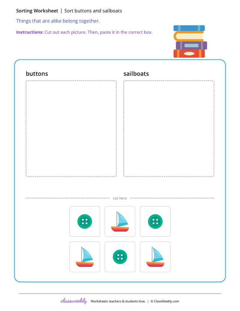 Sort buttons and sailboats