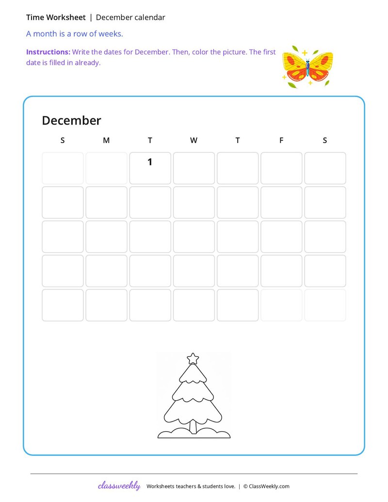 December calendar