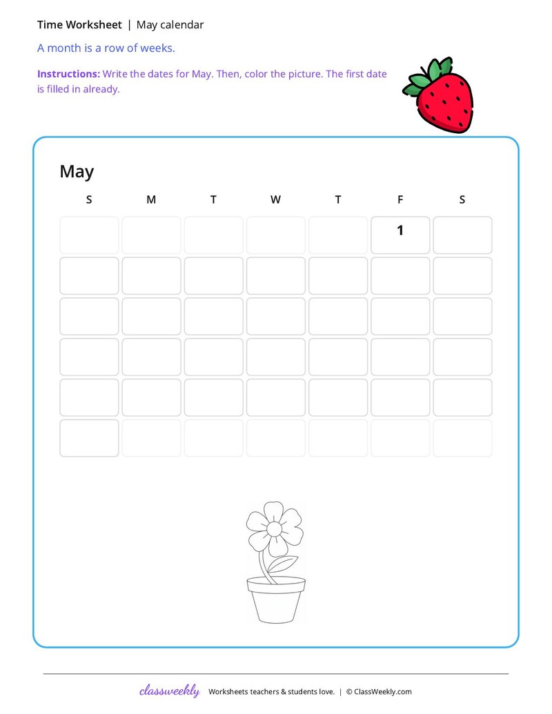 May calendar