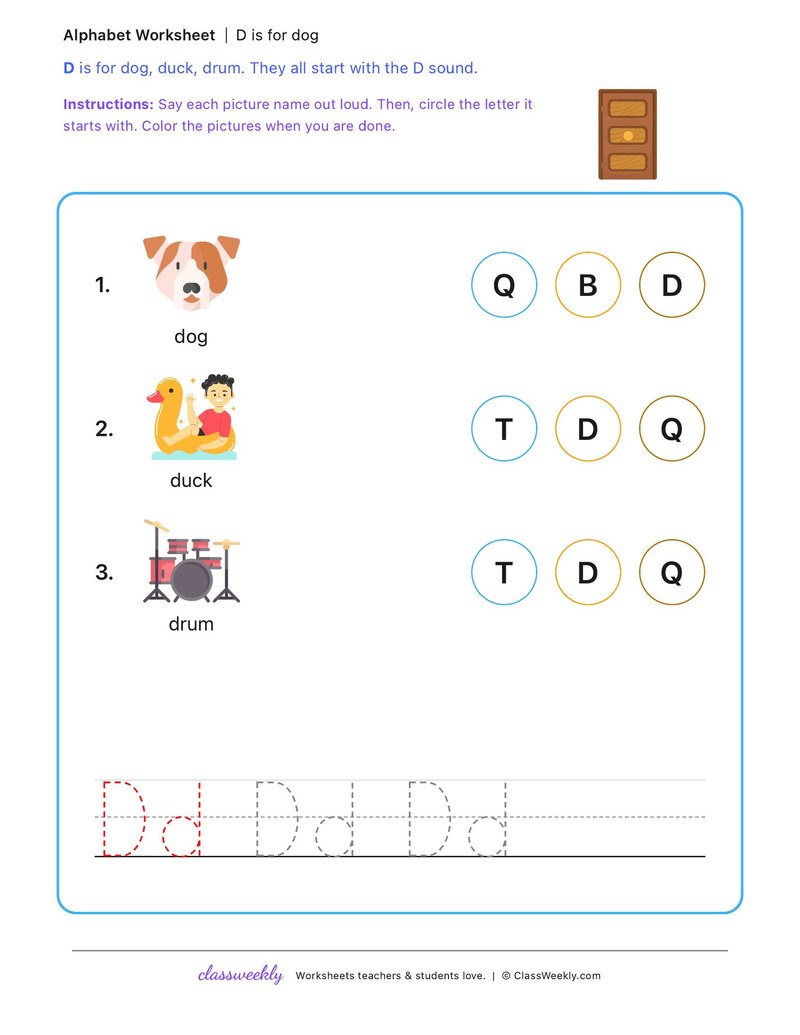 D is for dog