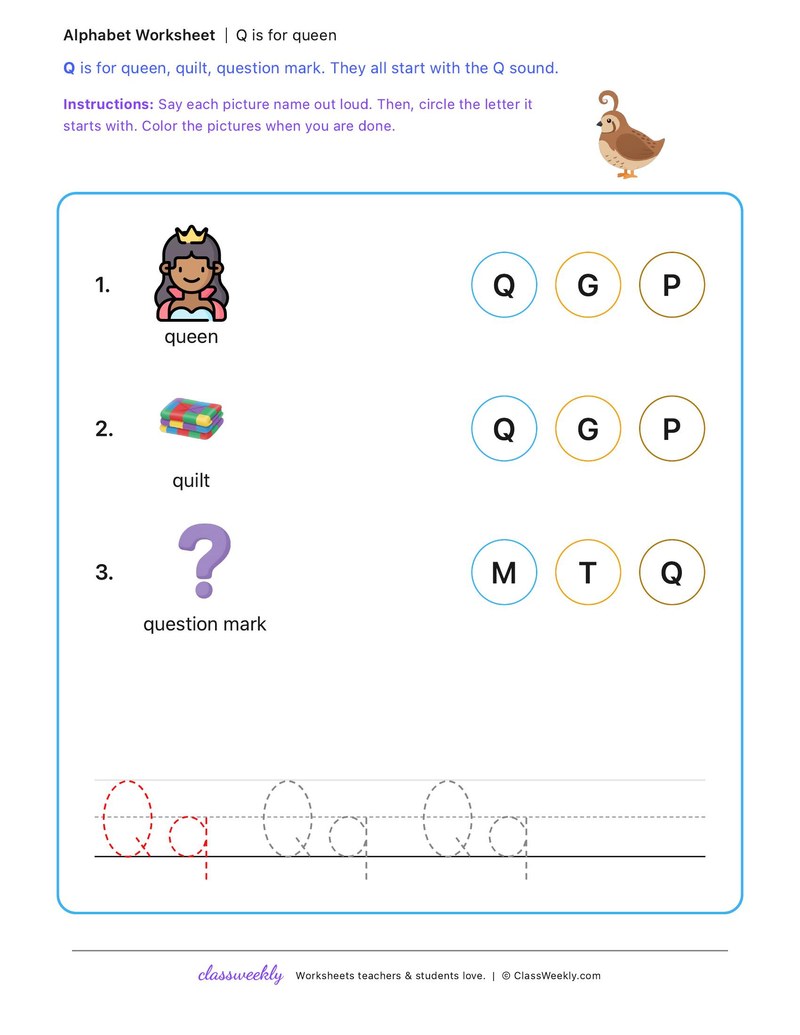 Q is for queen