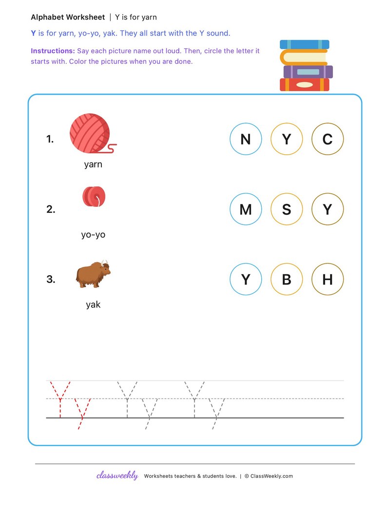 Y is for yarn