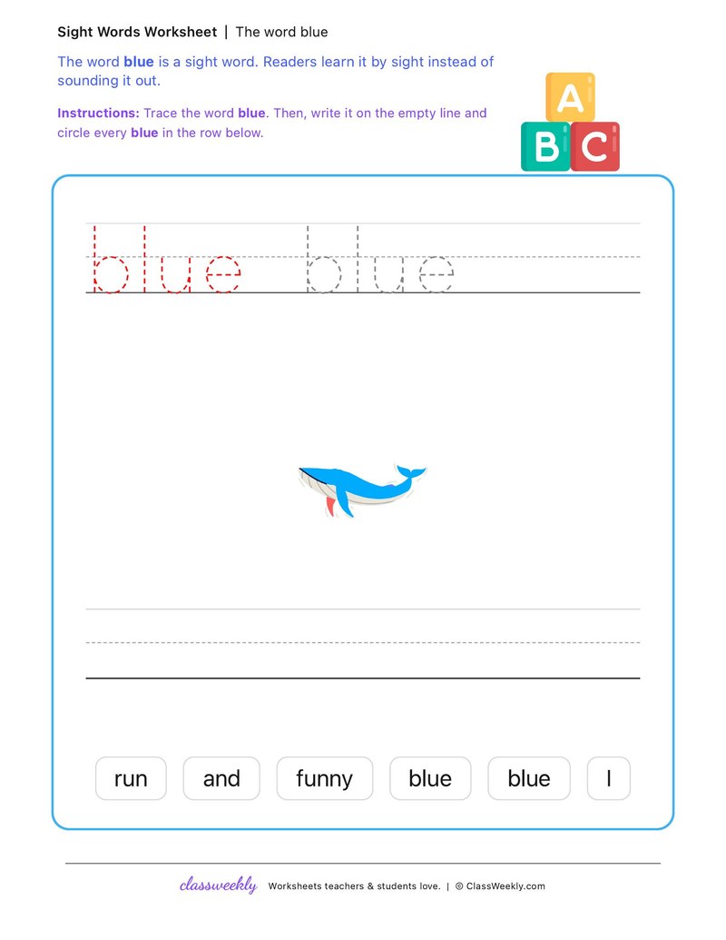 blue